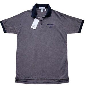VTG McDonald’s Management Team Polo Shirt TENCEL Lyocell Made USA 90s Y2K NEW